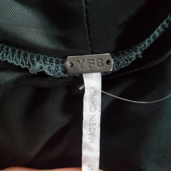 New Young Fabulous & Broke Lena Ruched Solid Emerald Ice Mini Dress NWT Small - Picture 8 of 12